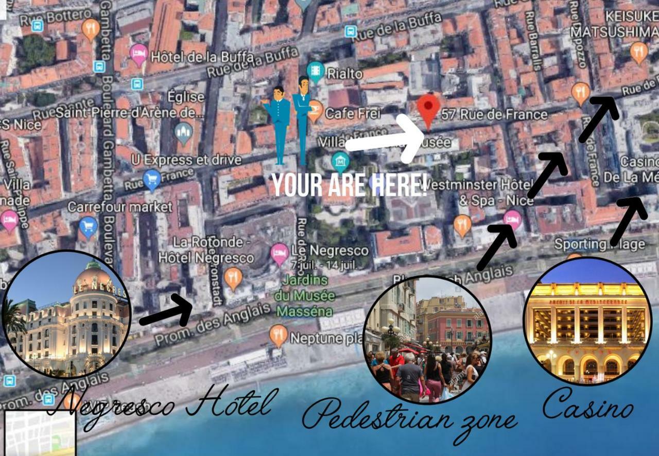 Nestor&jeeves - Bleu Azur Vue - - Very Close Sea Appartement